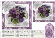 floral female quick card