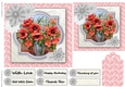 floral female quick card