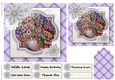 floral female quick card