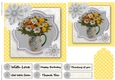 floral female quick card