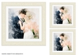 water color Toppers collection - wedding couple