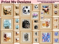Watercolor topper bumper kit - men