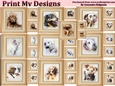 Watercolor topper bumper kit - dogs