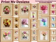Watercolor topper bumper kit - flowers