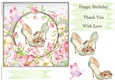 Happy Birthday thank you with love Quick card collection