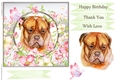 Happy Birthday thank you with love Quick card collection