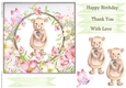 Happy Birthday thank you with love Quick card collection