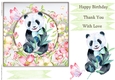 Happy Birthday thank you with love Quick card collection