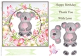Happy Birthday thank you with love Quick card collection