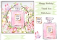 Happy Birthday thank you with love Quick card collection