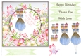 Happy Birthday thank you with love Quick card collection