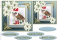 Christmas dog quick card