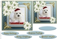 Christmas dog quick card
