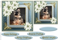 Christmas dog quick card