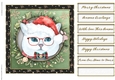 Christmas cats quick card collection