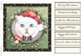 Christmas cats quick card collection
