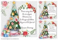 Christmas sentiment with toppers