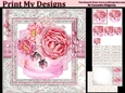Happy Birthday thank you with love pyramid mini kit