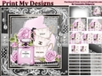 Happy Birthday thank you with love pyramid mini kit