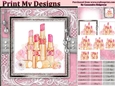 Happy Birthday thank you with love pyramid mini kit