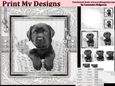 Happy Birthday thank you with love pyramid mini kit with dogs