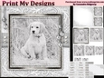 Happy Birthday thank you with love pyramid mini kit with dogs