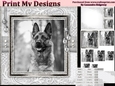 Happy Birthday thank you with love pyramid mini kit with dogs