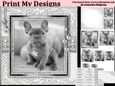 Happy Birthday thank you with love pyramid mini kit with dogs