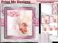 Happy Birthday thank you with love pyramid mini kit with shabby chic