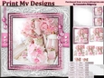 Happy Birthday thank you with love pyramid mini kit with shabby chic