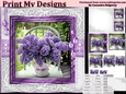 Happy Birthday thank you with love pyramid mini kit with lilac