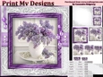 Happy Birthday thank you with love pyramid mini kit with lilac