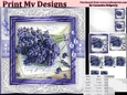 Happy Birthday thank you with love pyramid mini kit with lilac