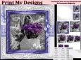Happy Birthday thank you with love pyramid mini kit with lilac