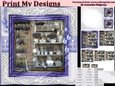 Happy Birthday thank you with love pyramid mini kit with lilac