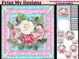 ladies multi purpose card Happy Birthday thank you