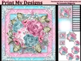 ladies multi purpose card Happy Birthday thank you