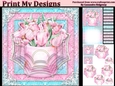 ladies multi purpose card Happy Birthday thank you