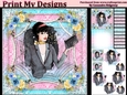 ladies multi purpose card Happy Birthday thank you