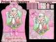 ladies multi purpose tag card Happy Birthday thank you