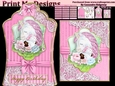 ladies multi purpose tag card Happy Birthday thank you