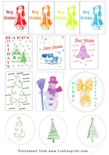 Christmas present Tags/Labels