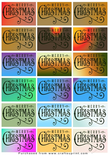 Christmas present Tags/Labels
