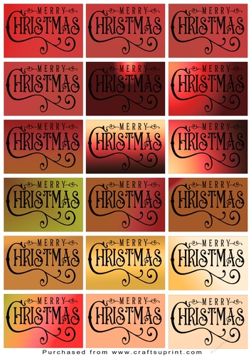 Christmas present Tags/Labels