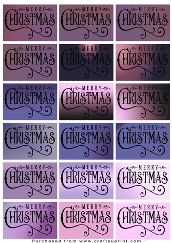 Christmas present Tags/Labels