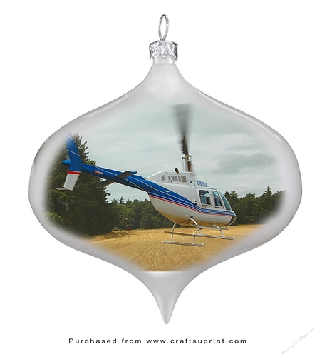 Christmas Tags/Labels Aircraft in Baubles