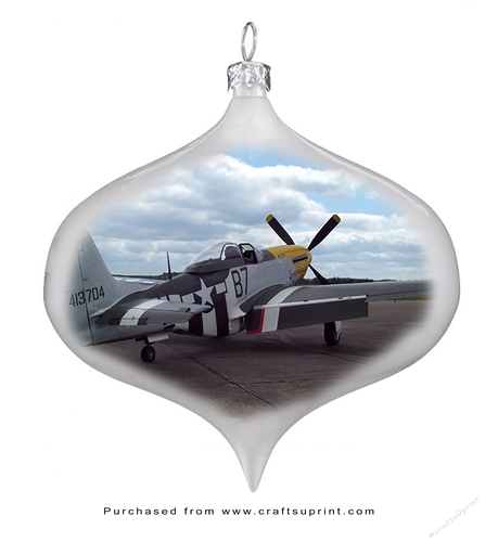 Christmas Tags/Labels Aircraft in Baubles