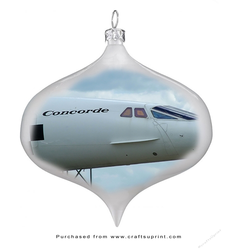 Christmas Tags/Labels Aircraft in Baubles