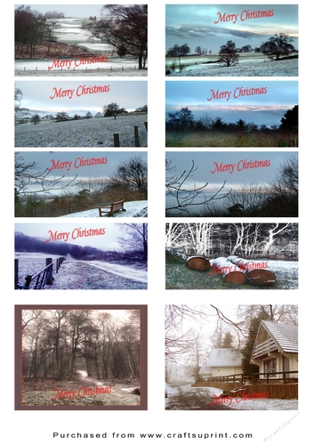 Christmas Tags/Labels Scotland