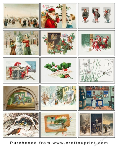 Christmas Tags/Labels Vintage